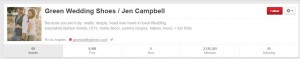Pinterest - completing your profile information