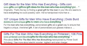 using Pinterest to aid with seo