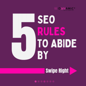SEO for Beginners - 5 Rules