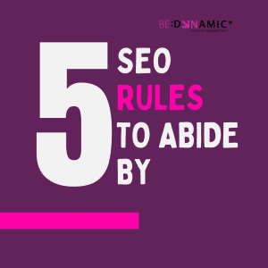 SEO for beginners - 5 rules